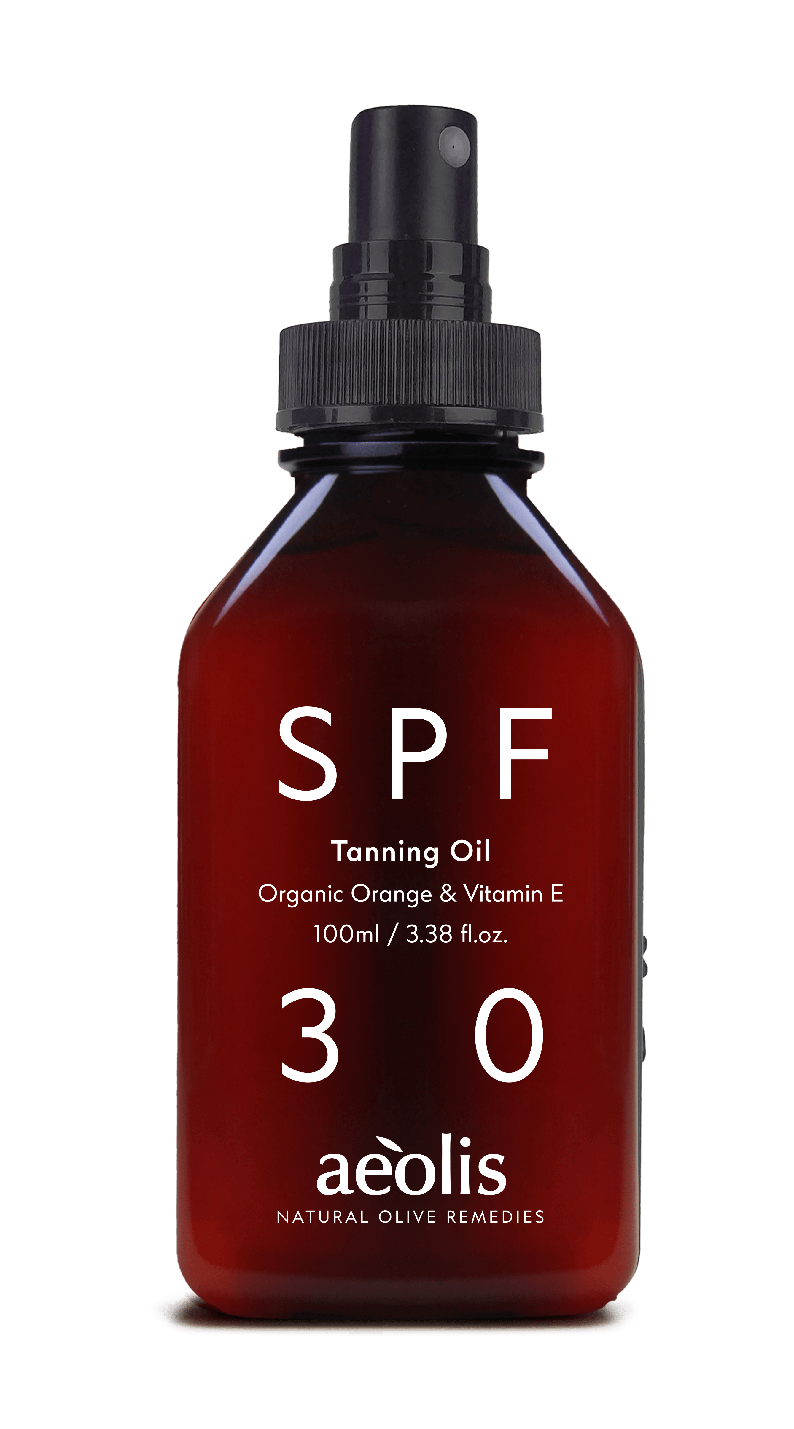 Tanning Oil with SPF 30 with organic orange & vitamin E